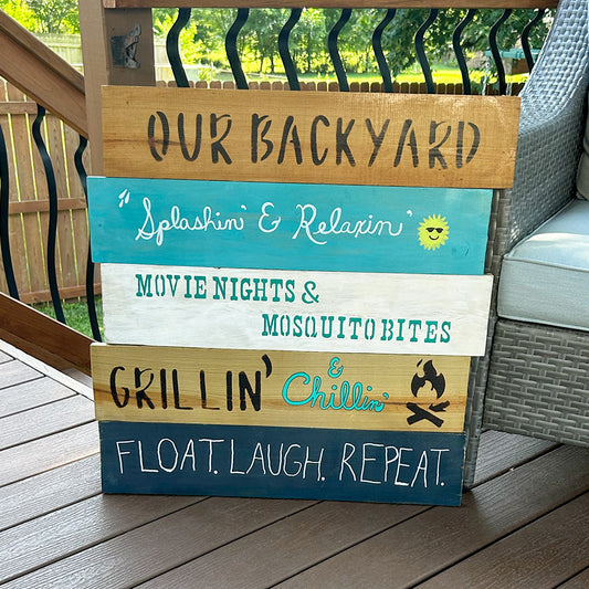 DIY Custom Outdoor Sign with BurnStencils®