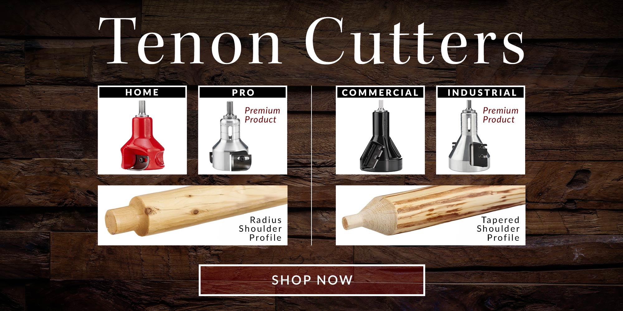 tenon cutters home, pro, commercial, industrial - shop now