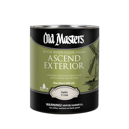 Old Masters Ascend Exterior Water-Based Clear Finish - Satin