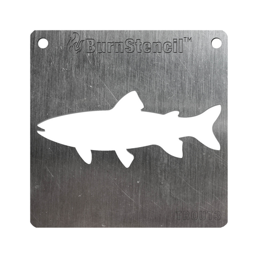 BurnStencil® - Fish (Trout) (Mini)