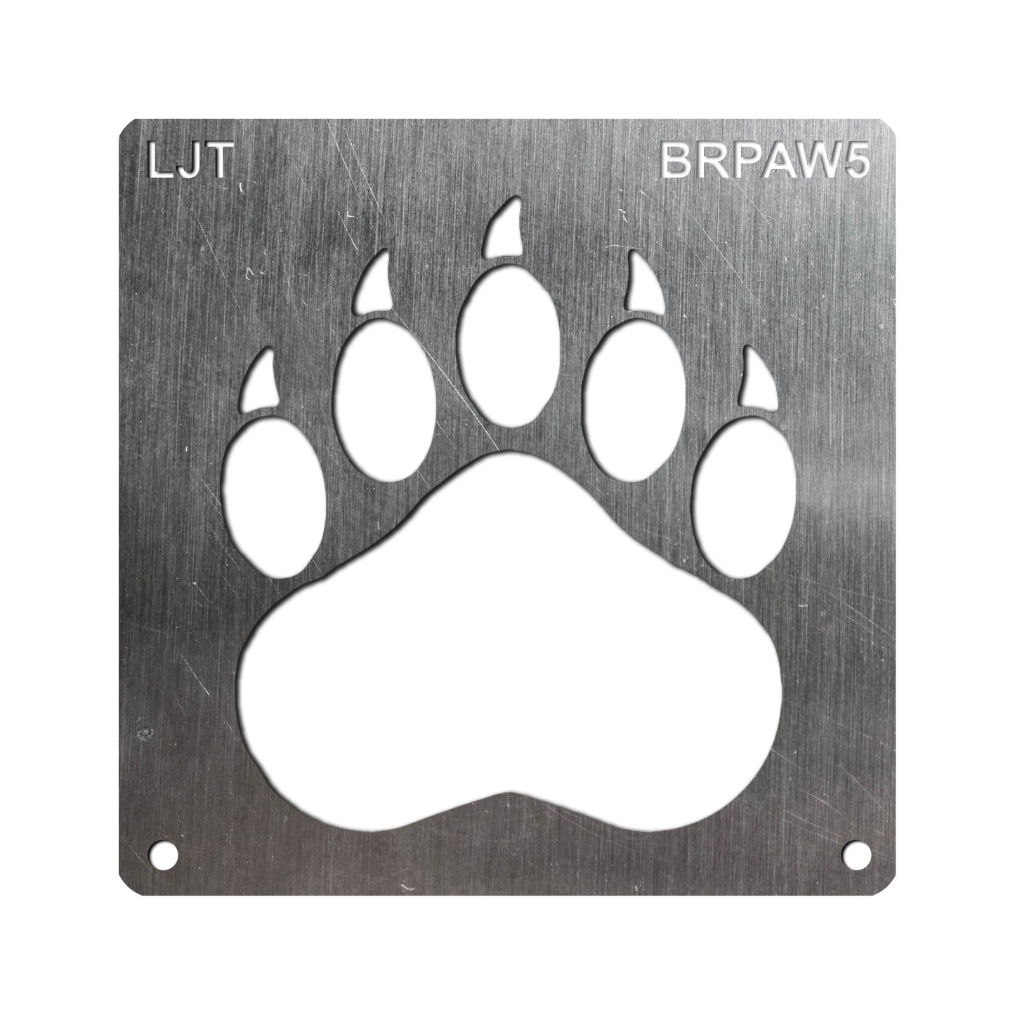 BurnStencil® - Bear Paw