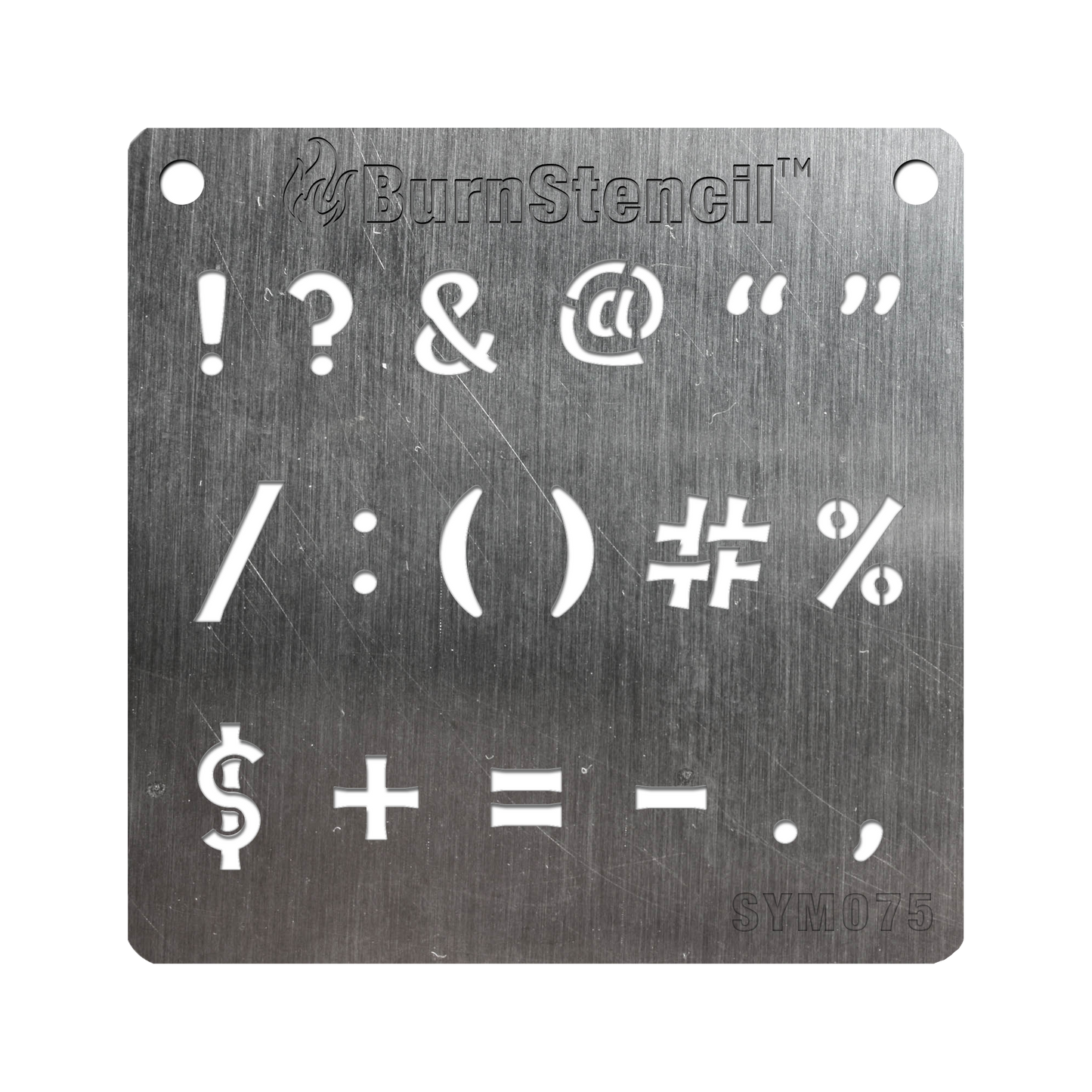 BurnStencil® - Small Text Symbols