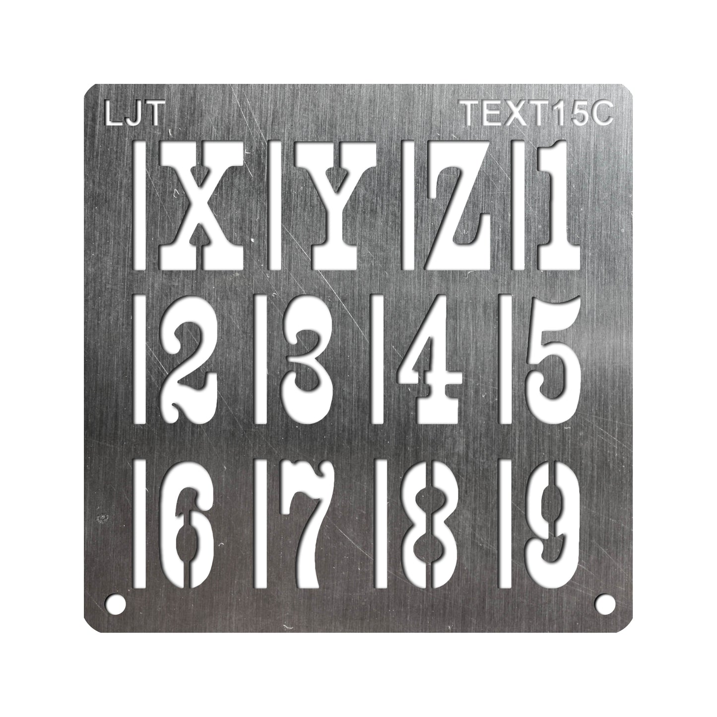 Gardener's Special XL - 35° Staking Tool + 1 1/2" Text BurnStencil®