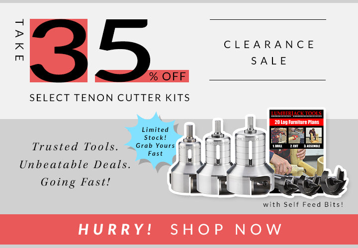 take 35% off select tenon cutter kits clearance sale shop now
