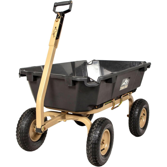 TerraTrek Heavy Duty Garden Cart on Wheels