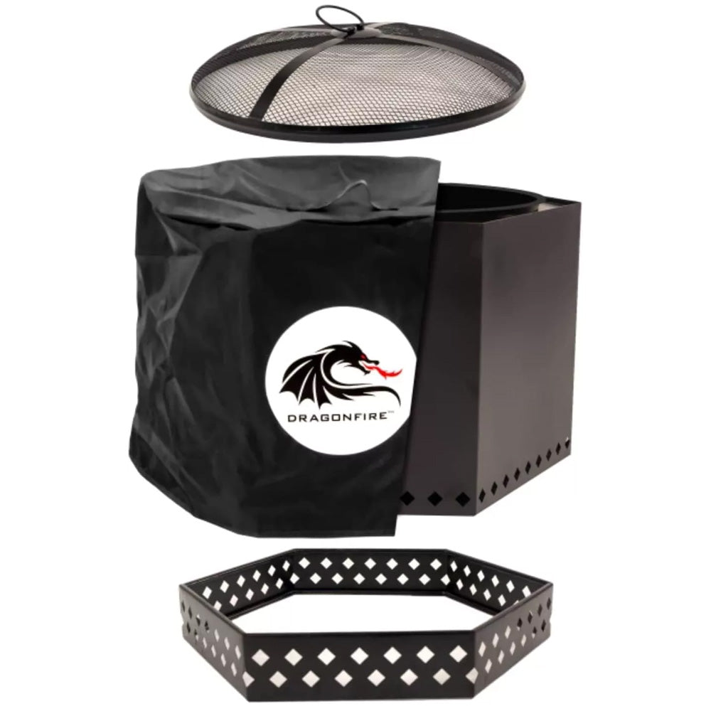 Dragonfire Smokeless Firepit Bundle