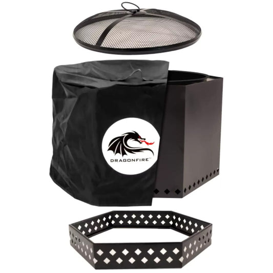 Dragonfire Smokeless Firepit Bundle