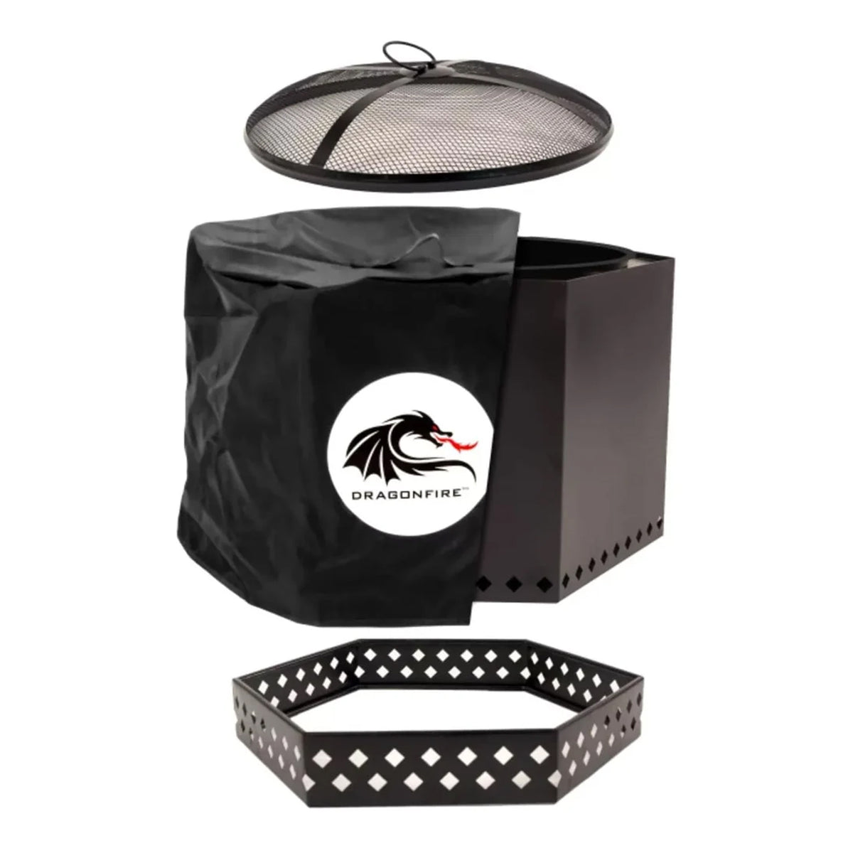 Dragonfire Smokeless Firepit Bundle