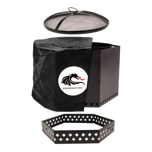Dragonfire Smokeless Firepit Bundle