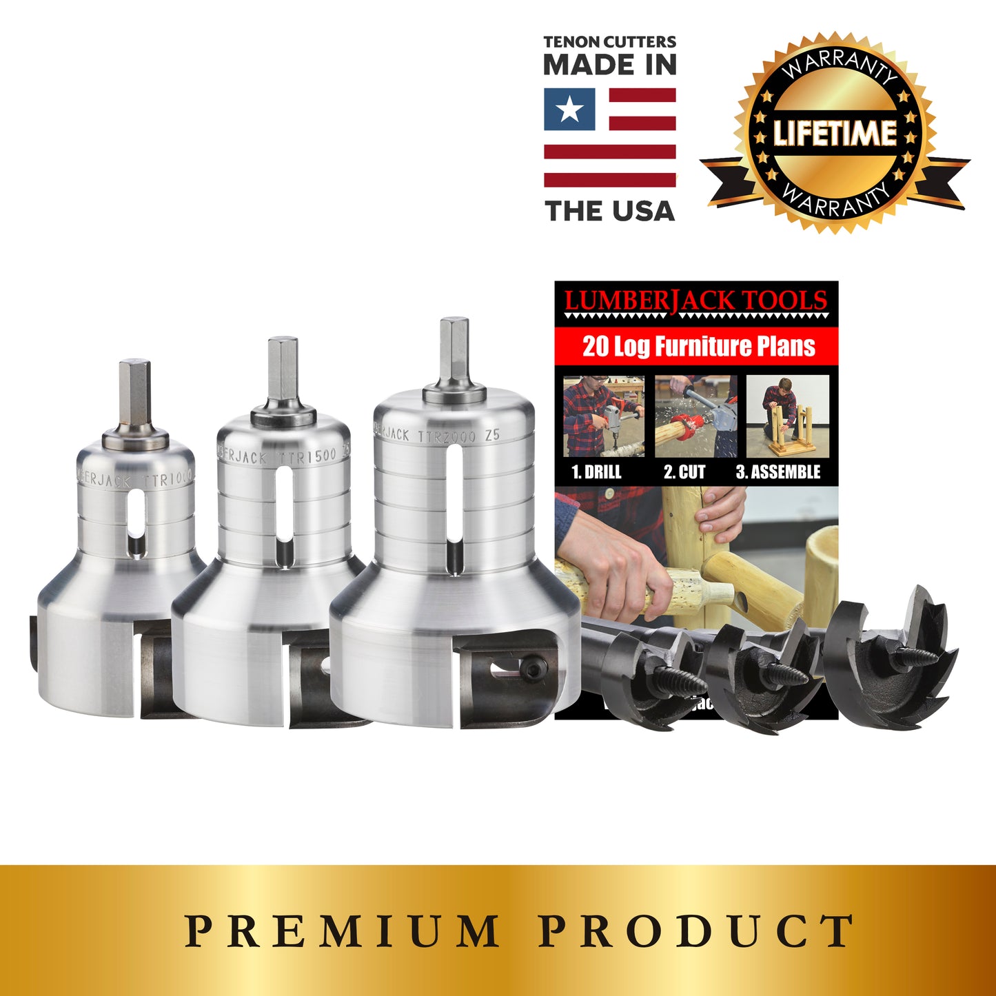 1", 1 1/2" & 2" Pro Master Kit with Self Feed Bits- PSK3-SFB