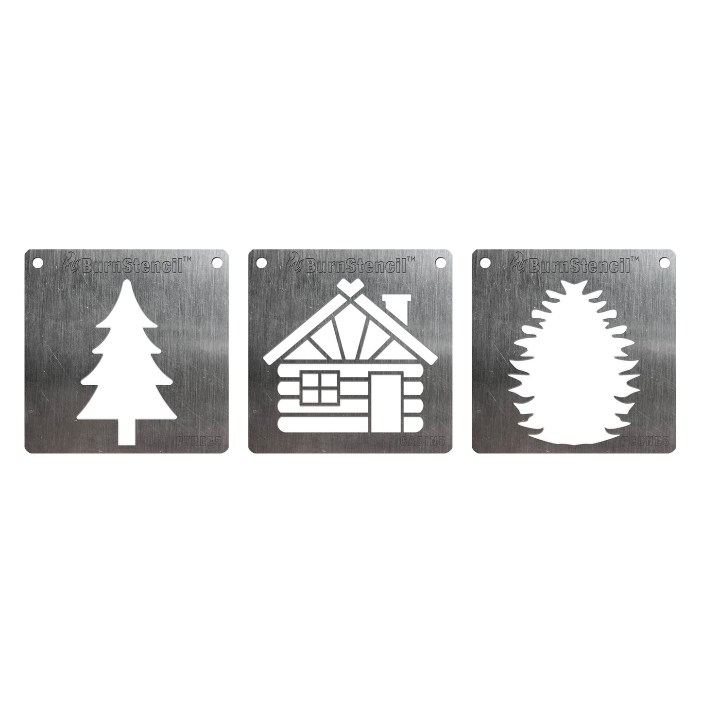 BurnStencil® - Northwoods 3 Pack