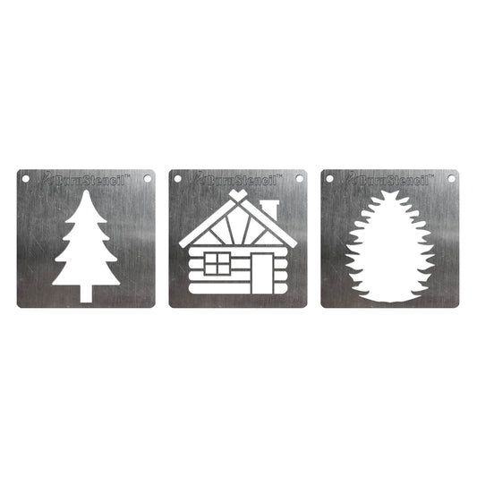 BurnStencil® - Northwoods 3 Pack