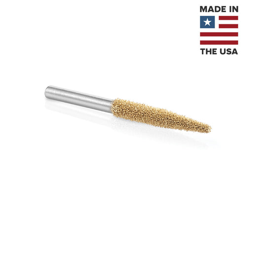 Kutzall Taper Burr, 1/8'' Shaft, Head Diameter 1/8'' X Head Length 7/8"