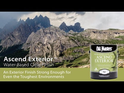 Old Masters Ascend Exterior Water-Based Clear Finish - Semi-Gloss
