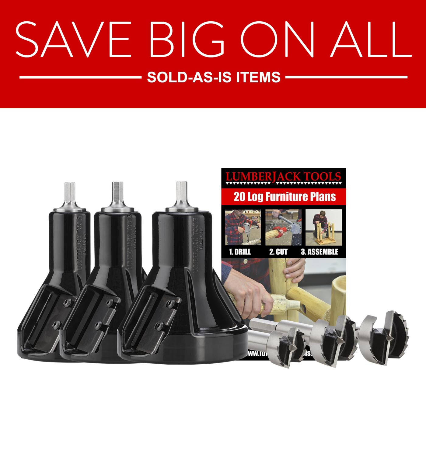 Sold as-is Commercial Series Master kit - tenon cutters