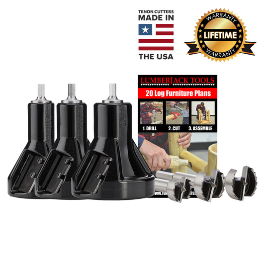 Commercial Series Master tenon cutter kit- USA Made Tenon Cutters