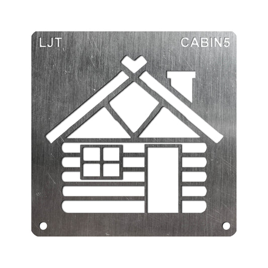 BurnStencil® - Log Cabin