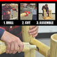 Log Furniture Blueprint Plan Booklet - Build log beds, chairs, benches and more