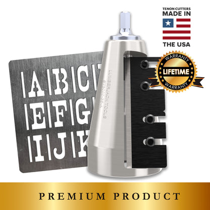 Gardener's Special XL - 35° Staking Tool + 1 1/2" Text BurnStencil®