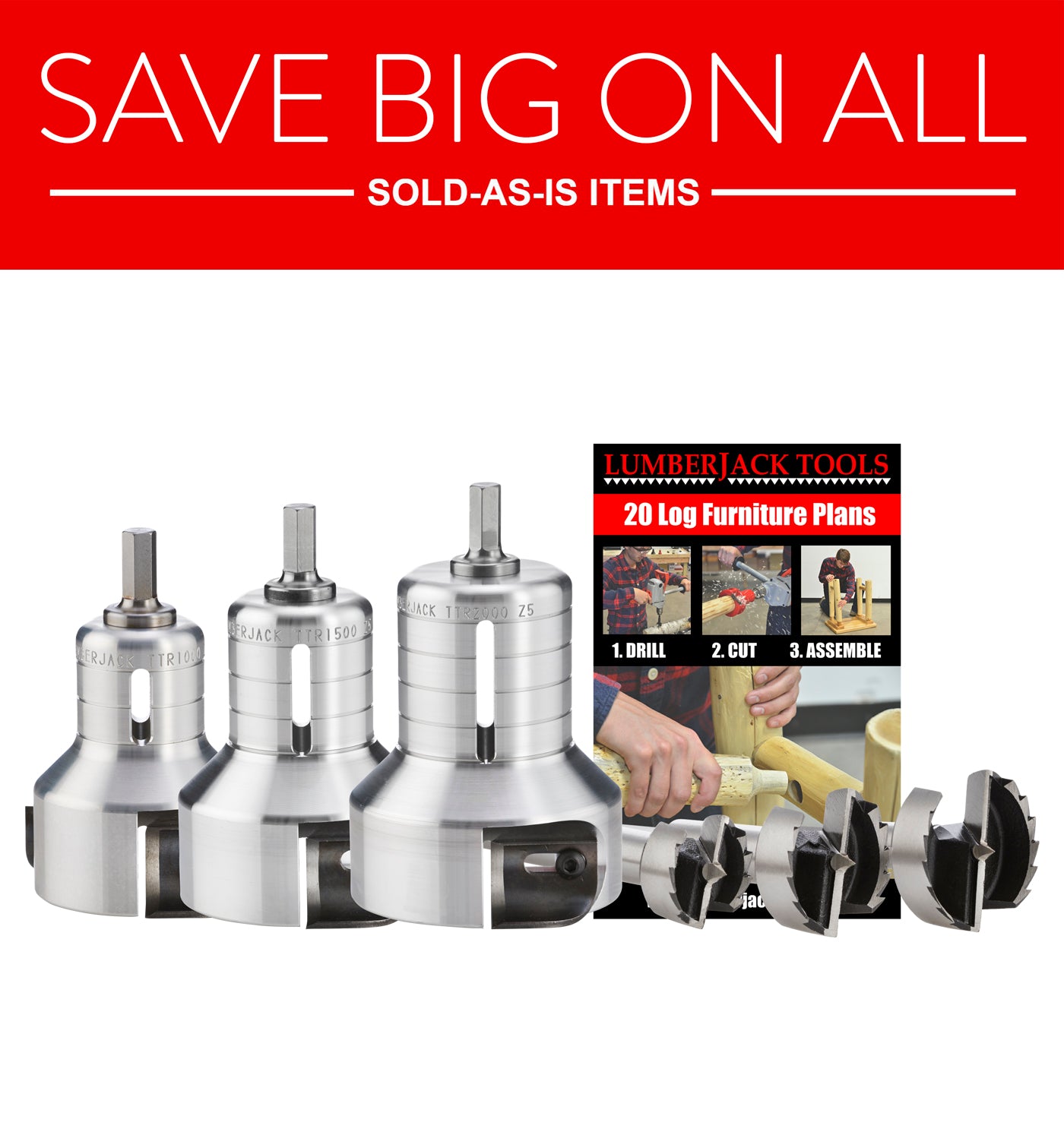 Sold as-is Pro Series Master Kit - premium tenon cutters
