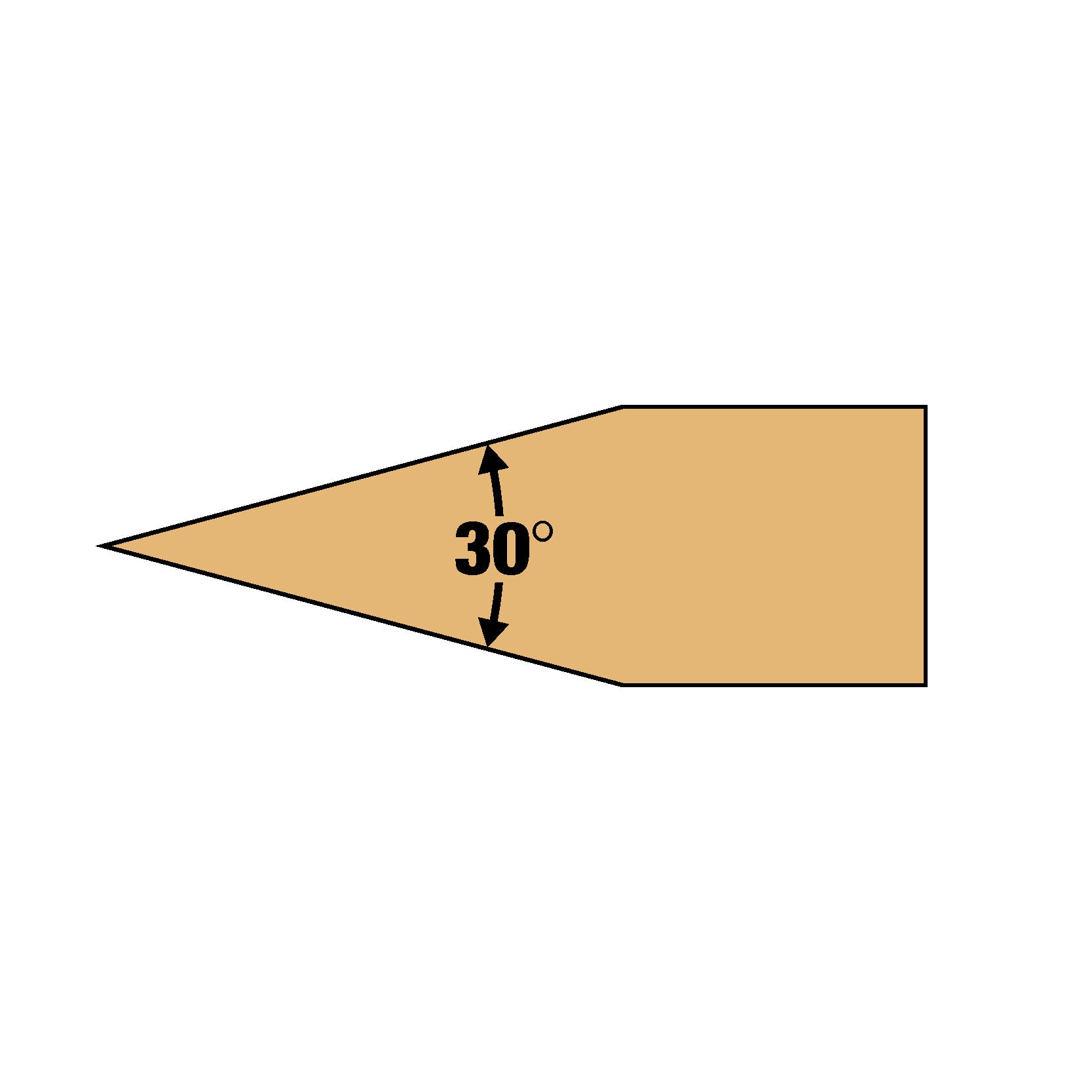 30° Stake Point 