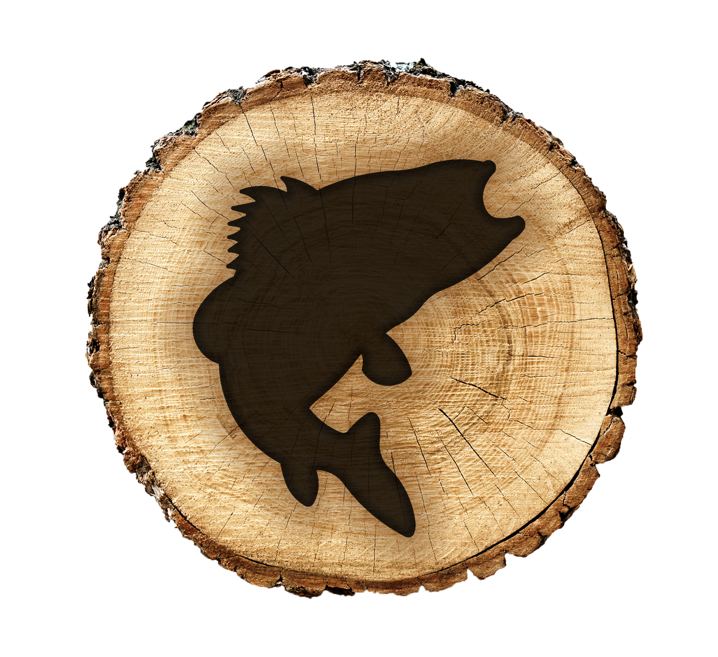BurnStencil® - Fish (Bass)