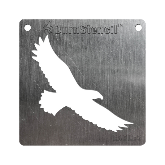 BurnStencil® - Eagle (Soaring)