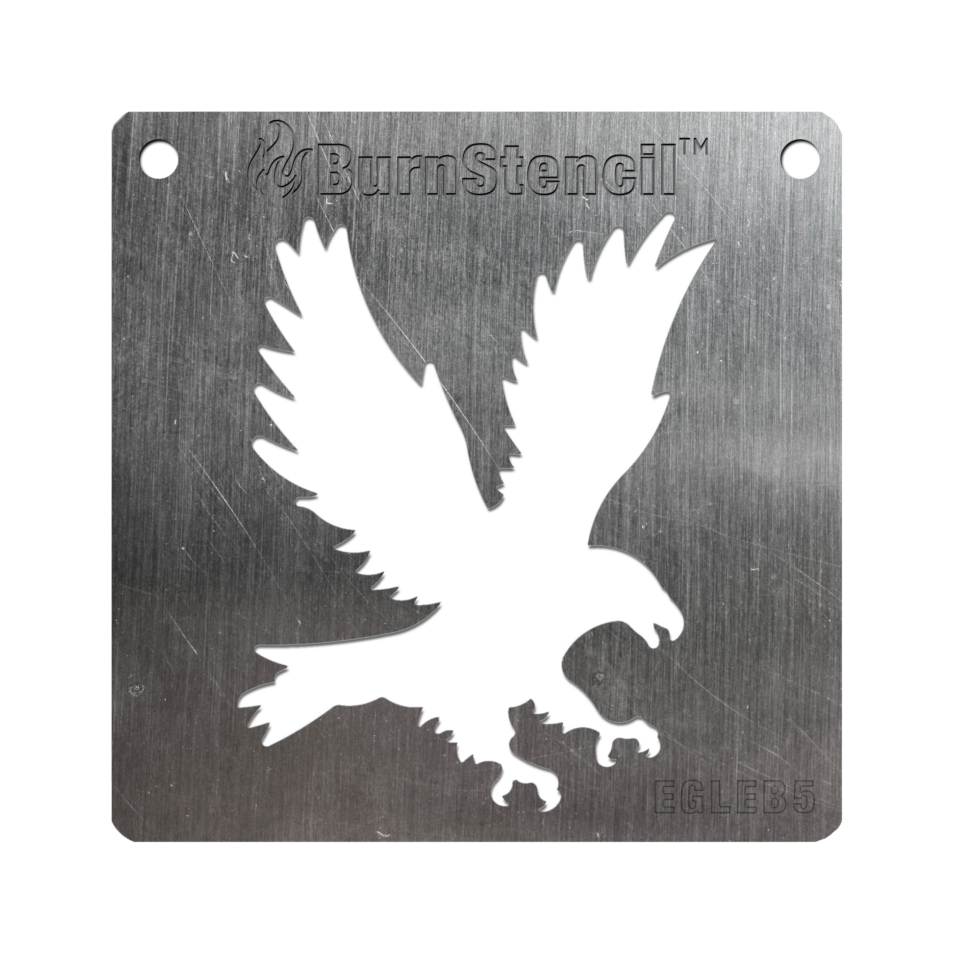 Lumberjack Tools® Wood Burning Stencil - Preying Eagle