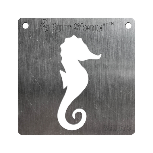 BurnStencil® - Seahorse