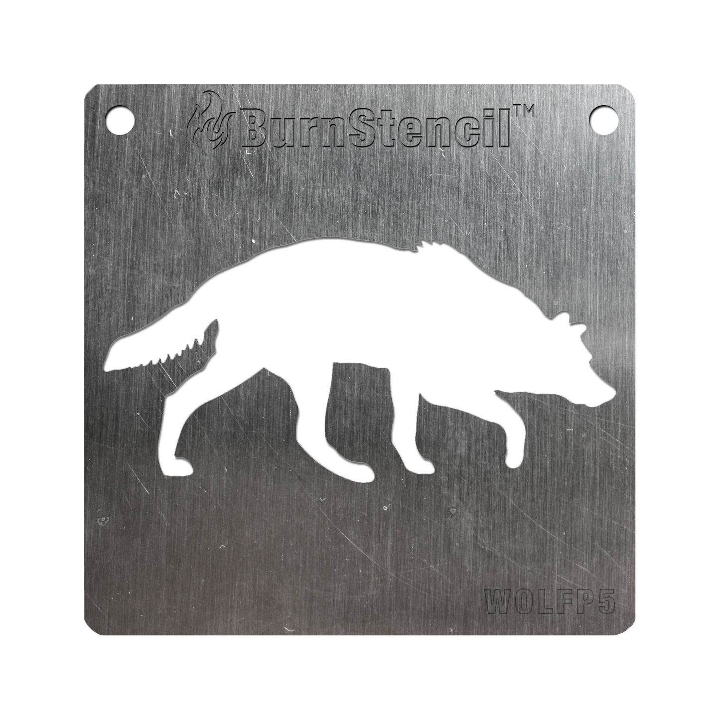 BurnStencil® - Wolf (Prowling)
