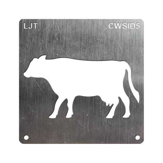BurnStencil® - Cow (Side Profile)