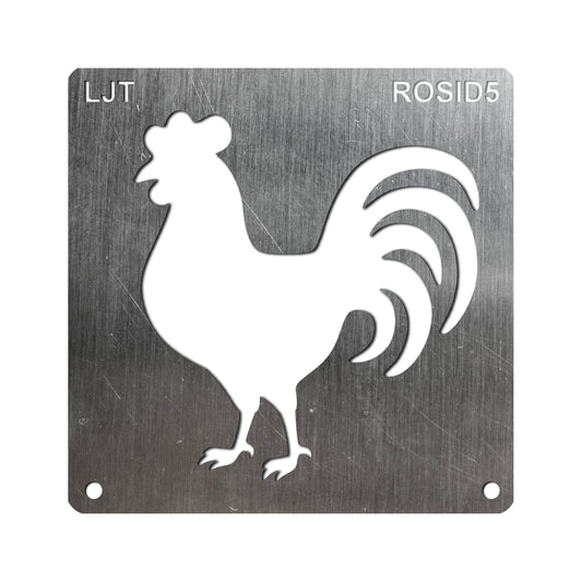 BurnStencil® - Rooster (Side Profile)