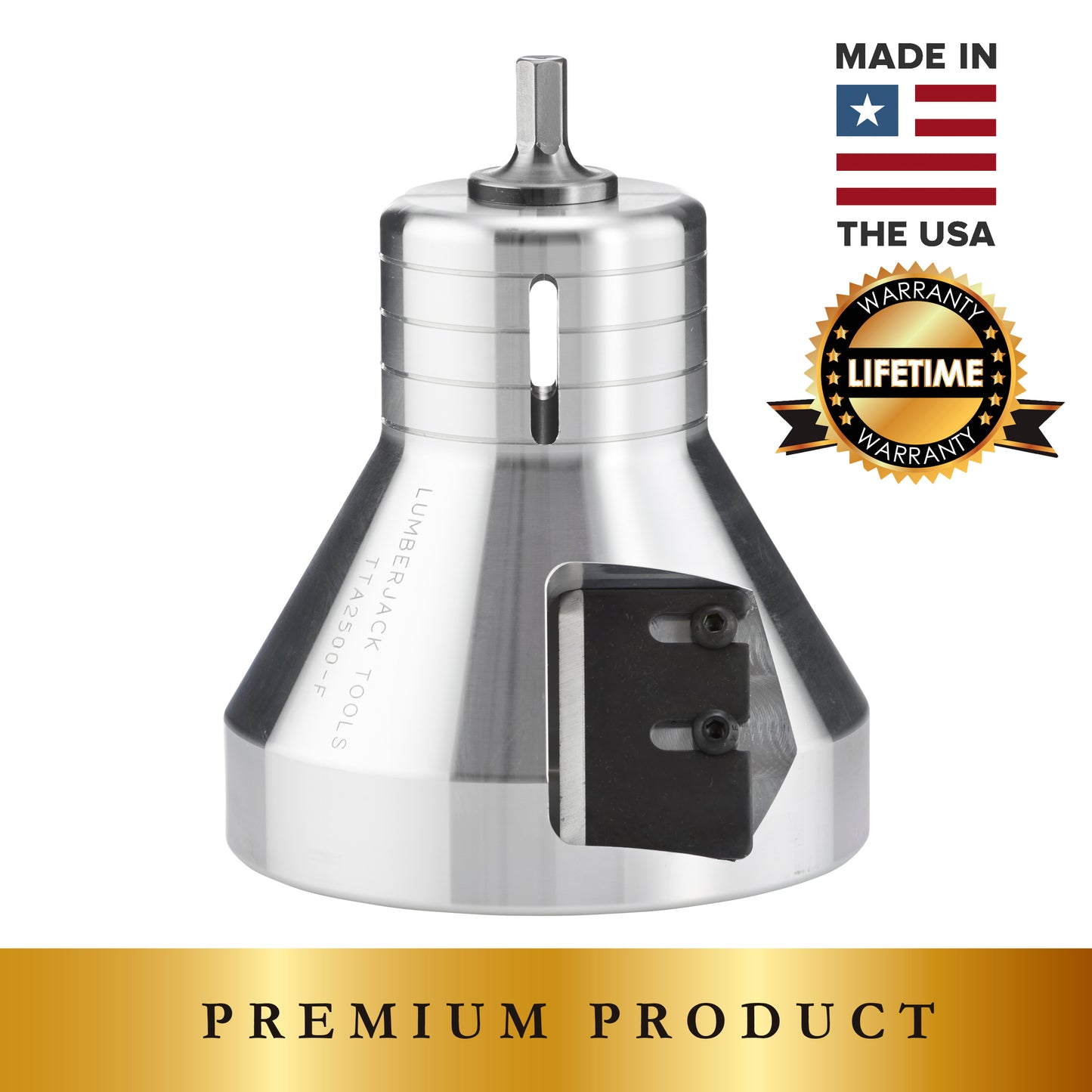 Industrial Series 2-1/2" USA Made Premium Tenon Cutter