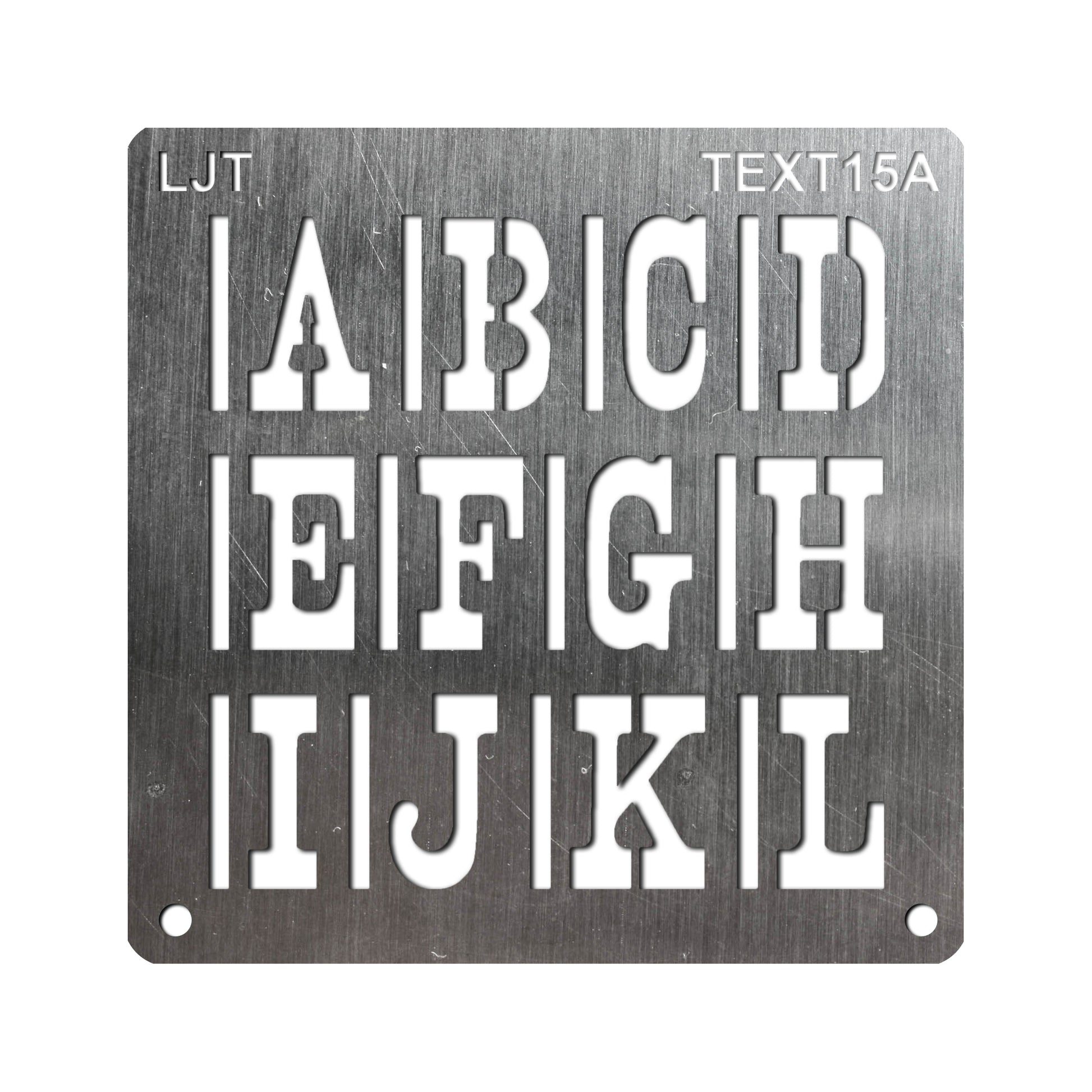 Lumberjack Tools® BurnStencil® All Text Kit