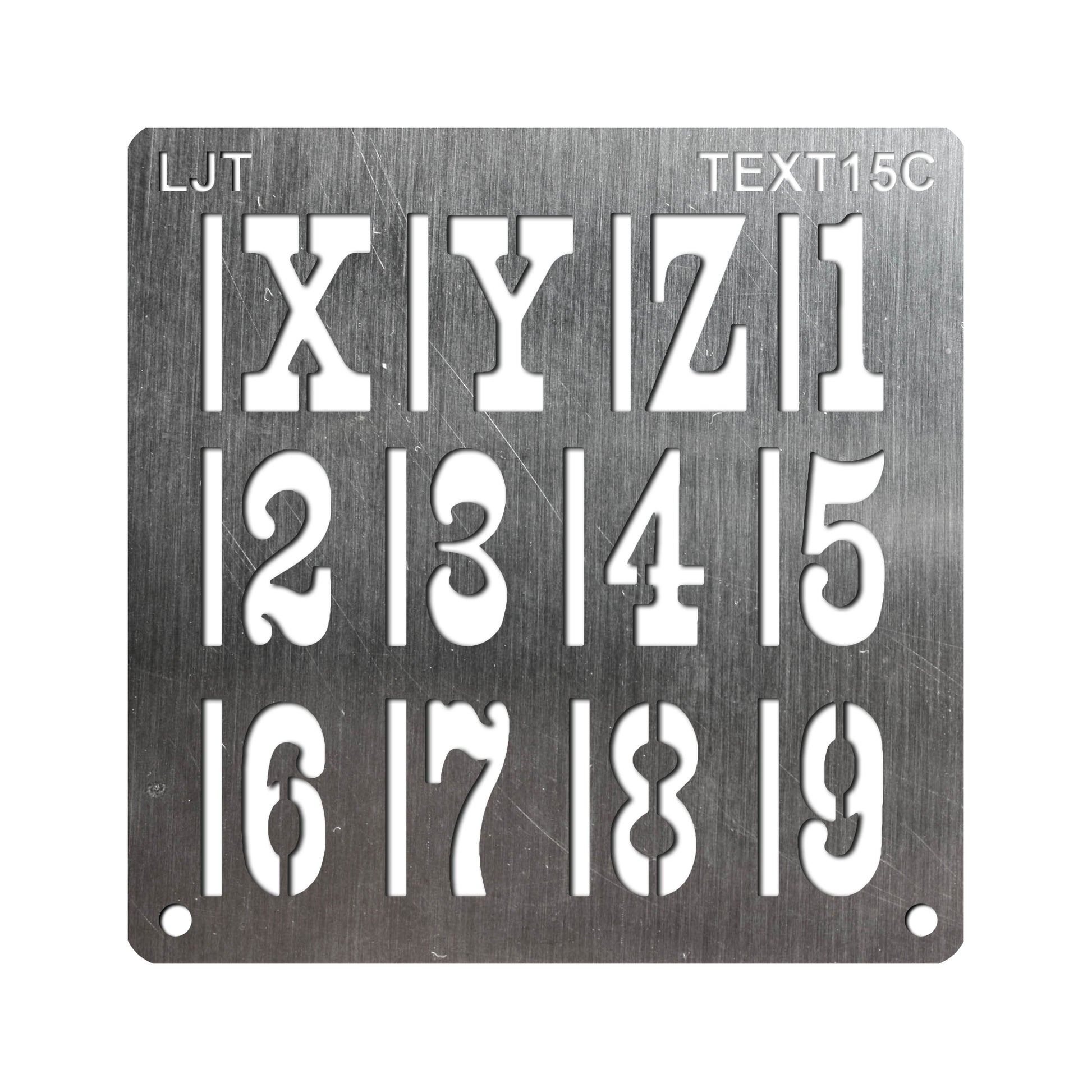 Lumberjack Tools® BurnStencil® - Large Text lumberjack-tools-burnstencil-large-text