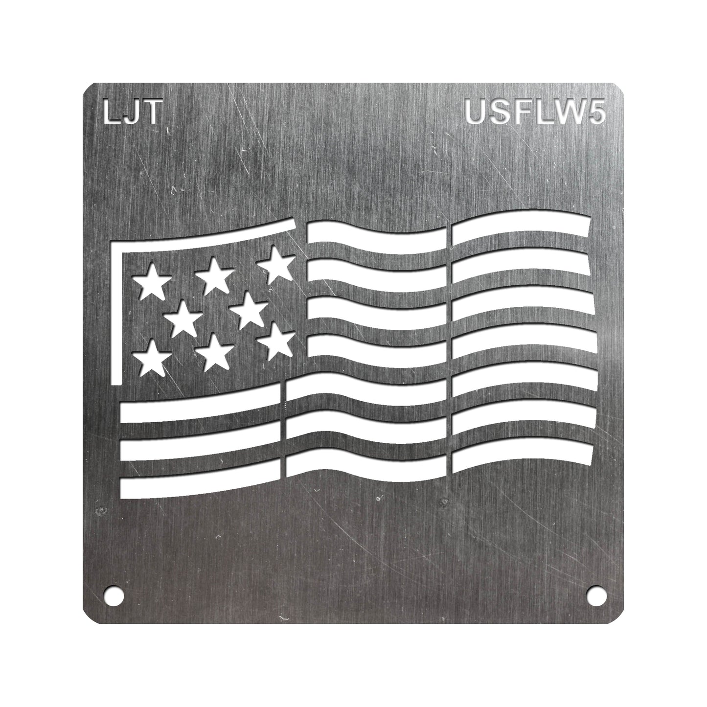 BurnStencil® - US Flag (Waving)