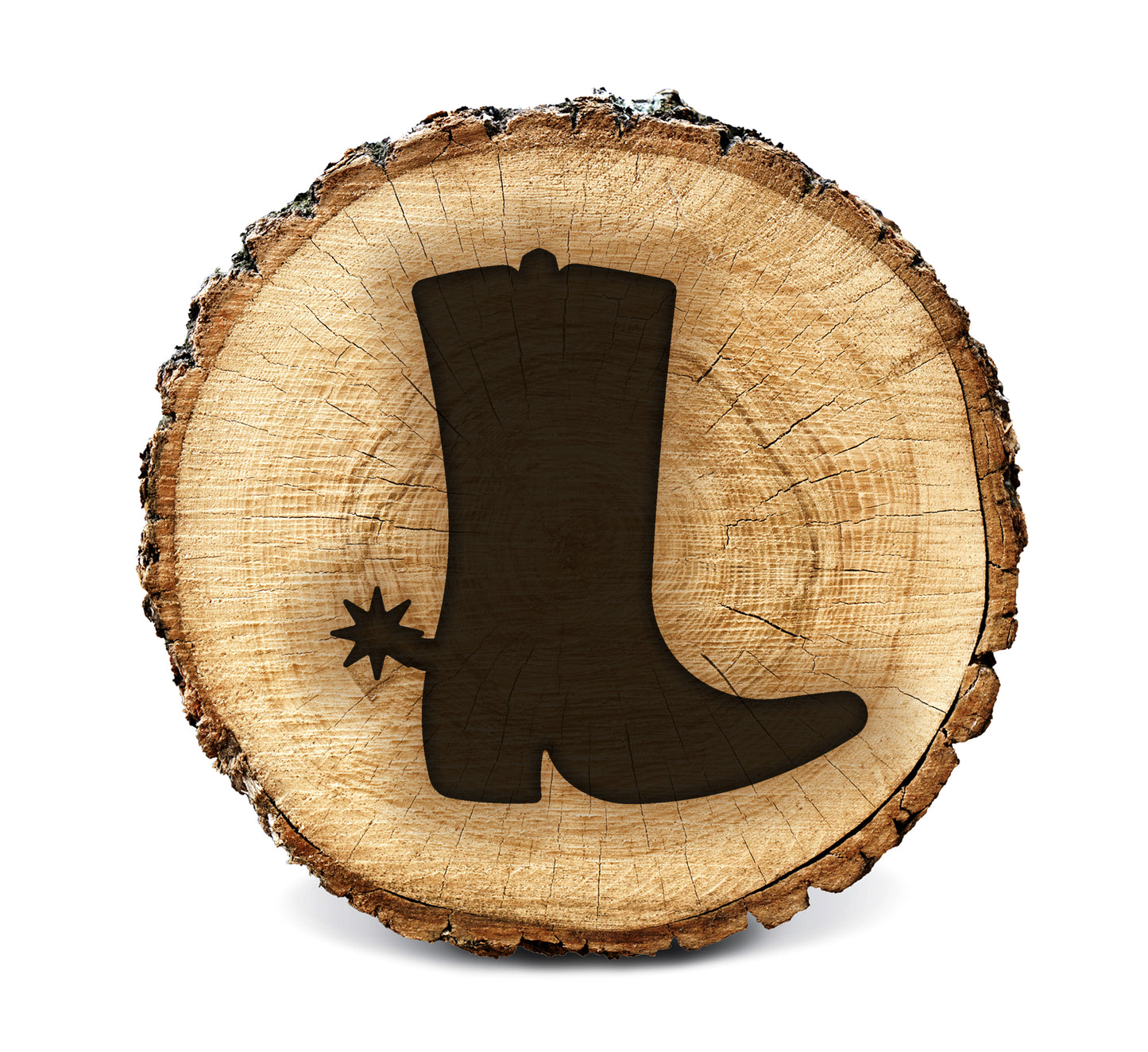 Wood Burning Stencil - Cowboy Boot