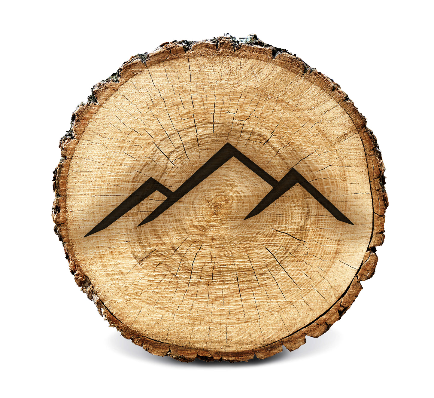 Wood Burning Stencil - Mountains