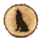 Wood Burning Stencil - Howling Wolf